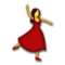 Woman Dancing emoji on LG